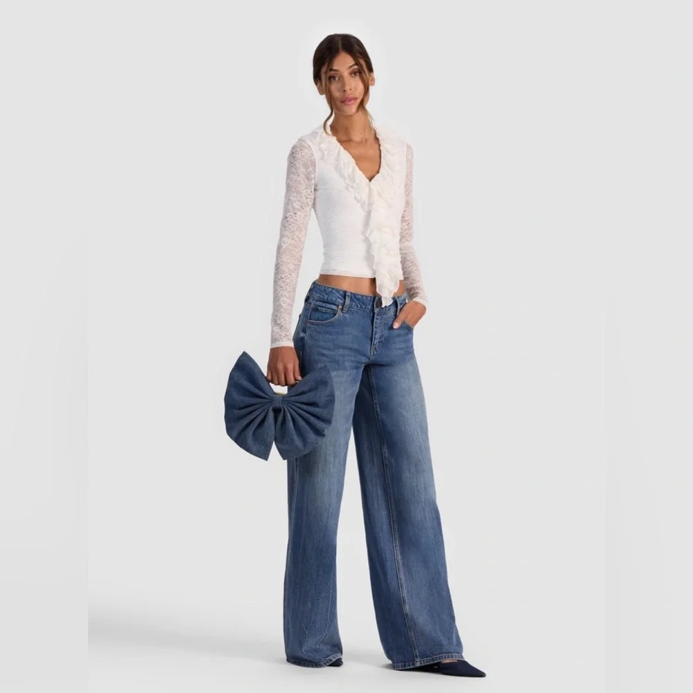 Alice Olivia RAVEN BOW BAG Sold Out - Picture 6 of 12